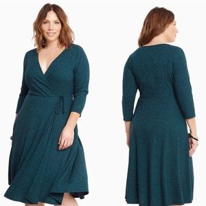 Torrid faux wrap dress